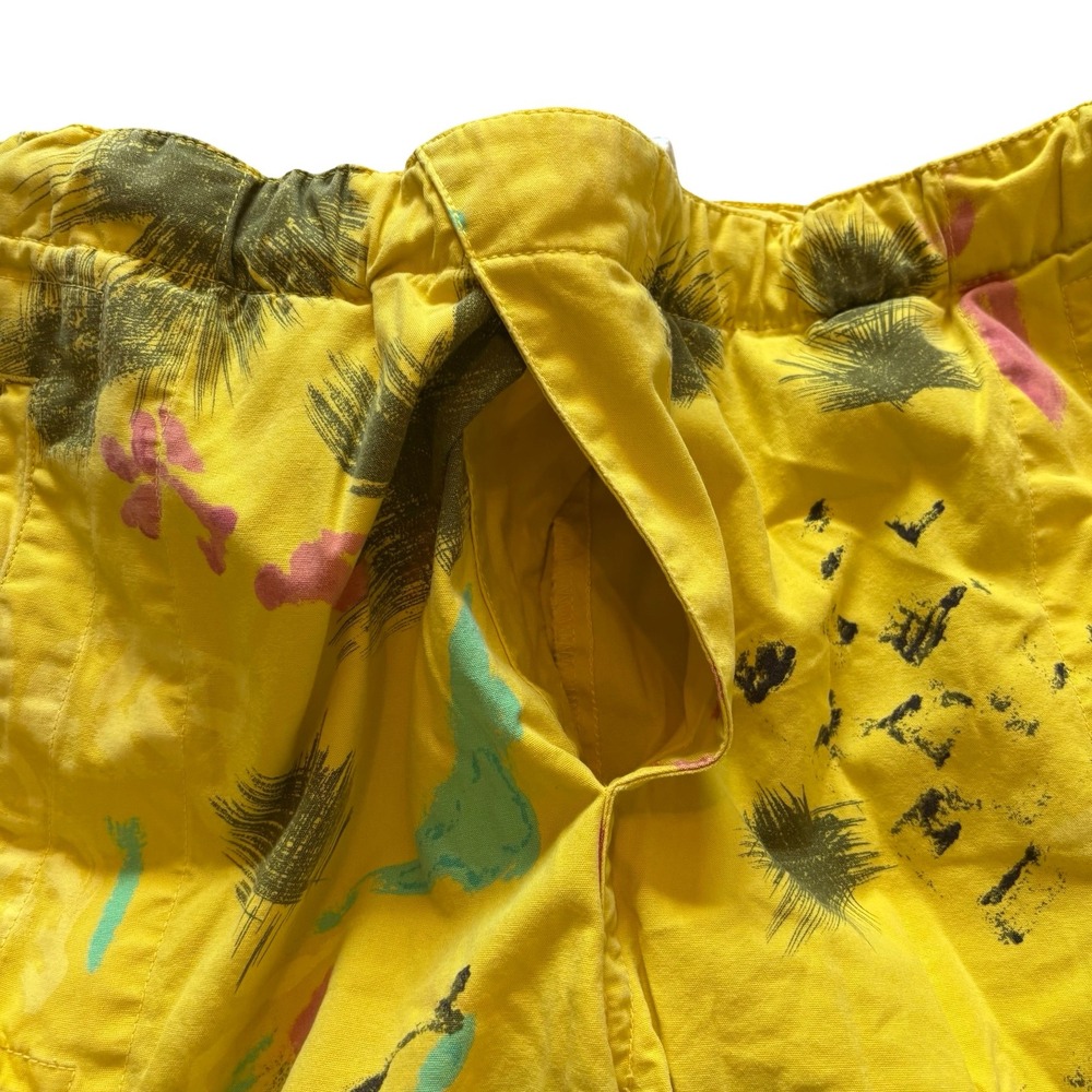 Polo Ralph Lauren Mens Yellow Graffiti Palm‎ Tree Cargo Pants Relaxed Size M - Picture 3 of 12